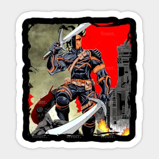 DeathStroke Warzone Sticker